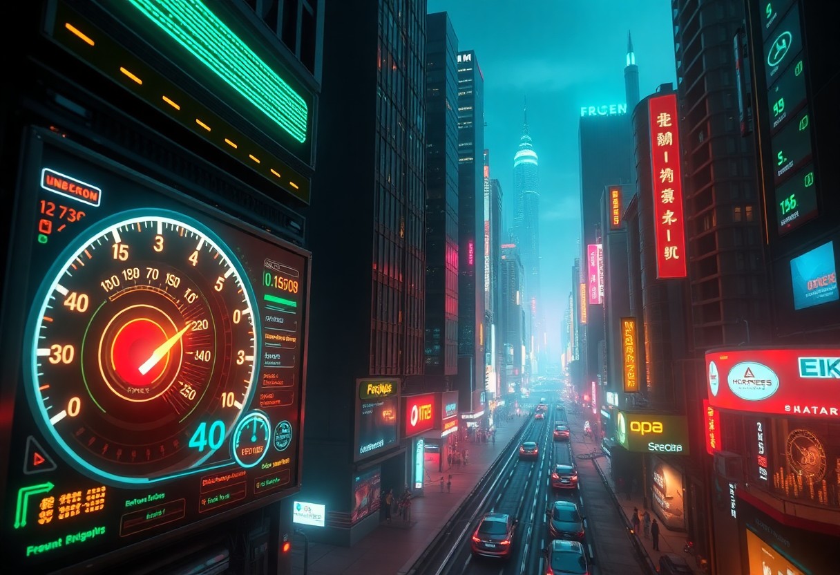 a city street with cars and buildings