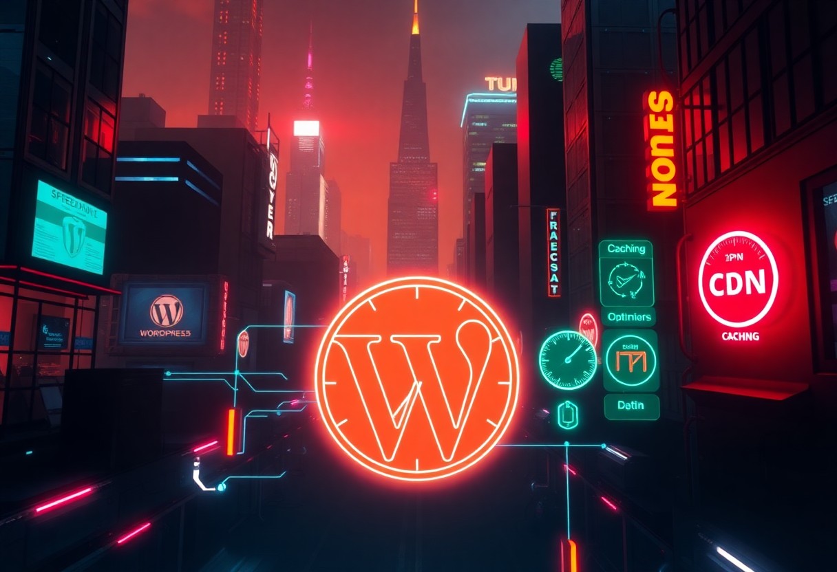 a neon sign in a city