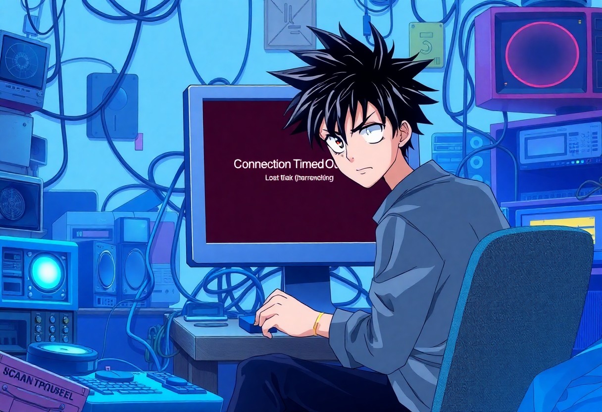 a cartoon of a man sitting in front of a computer