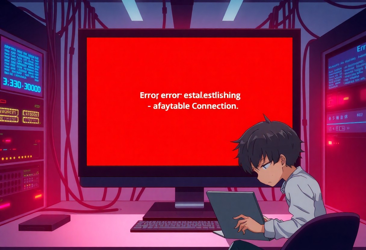 a cartoon of a boy using a laptop