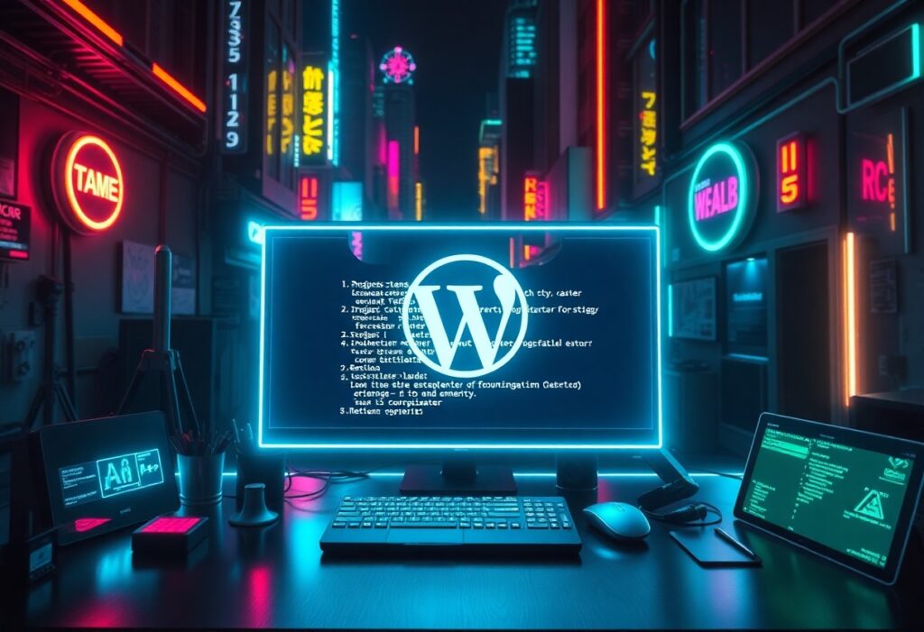Clear How-To Instructions For Debugging Unusual WordPress Errors 2 a computer on a desk with a keyboard and mouse