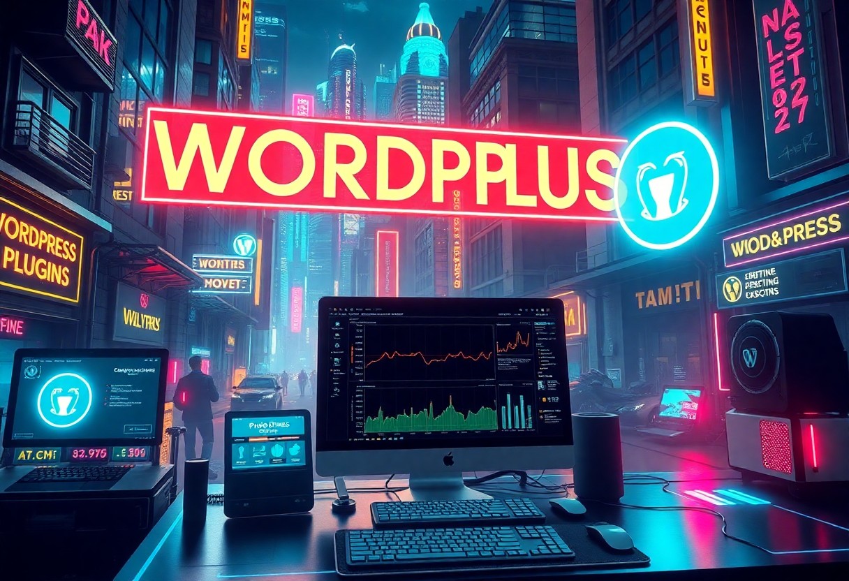 a computer on a table in a city