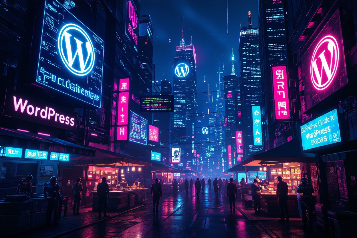 Times Square street with neon lights