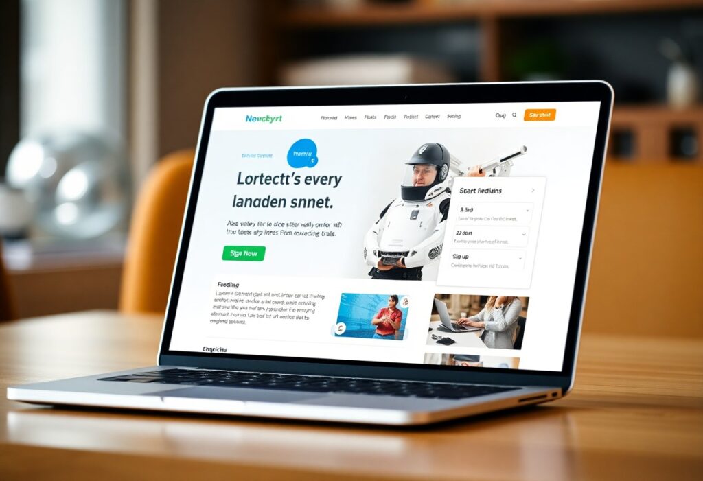 designing a high converting landing page uni