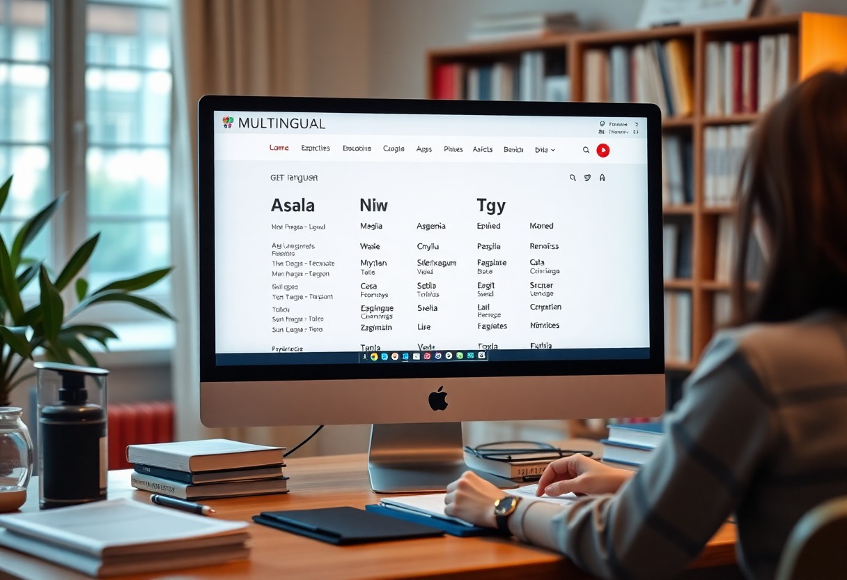 how do i create a multilingual website uov