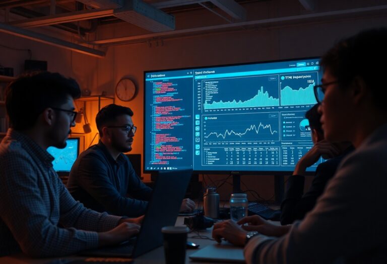 Real-time WordPress monitoring dashboard showing uptime status, performance metrics, and deployment oversight for business-critical websites